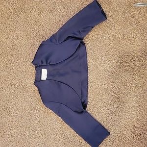 Alfred Angelo Formal Navy Sleeve Jacket of shoulder Cover up size small